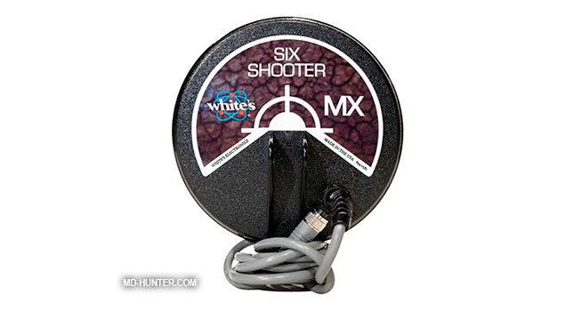 Whites 6 MX Six Shooter coil for metal detector