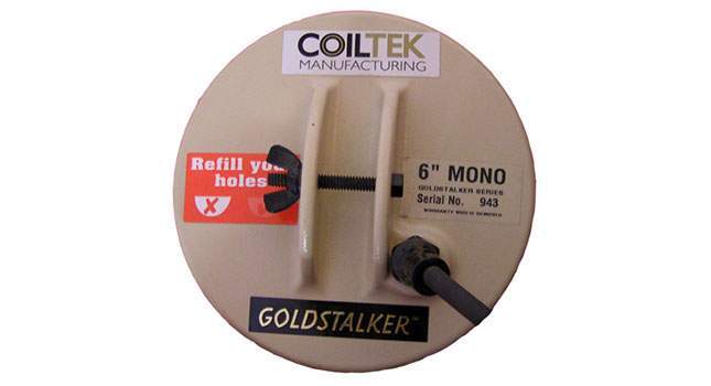 Coiltek 6 Mono Goldstalker coil for metal detector
