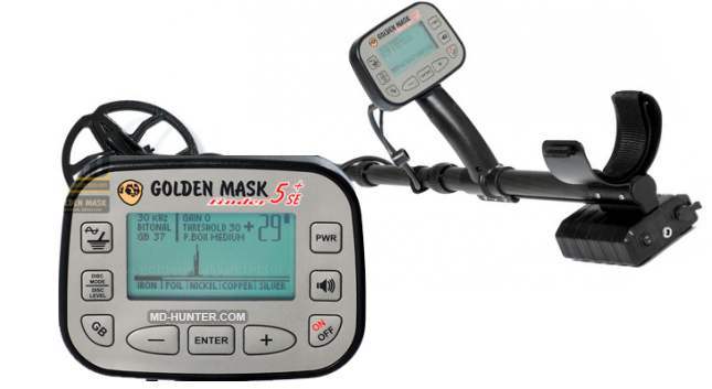 Golden Mask 5 Plus SE 15-30 kHz metal detector