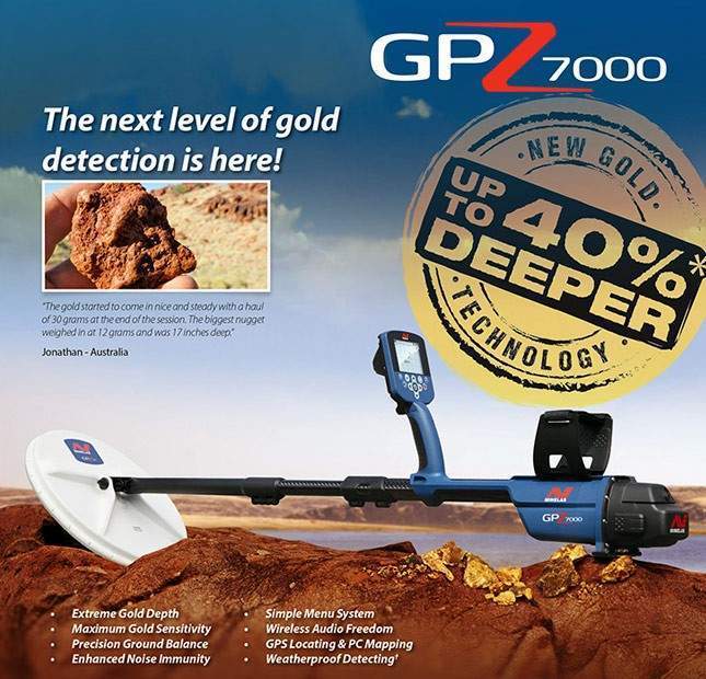 Gpz 7000 deals gold detector price