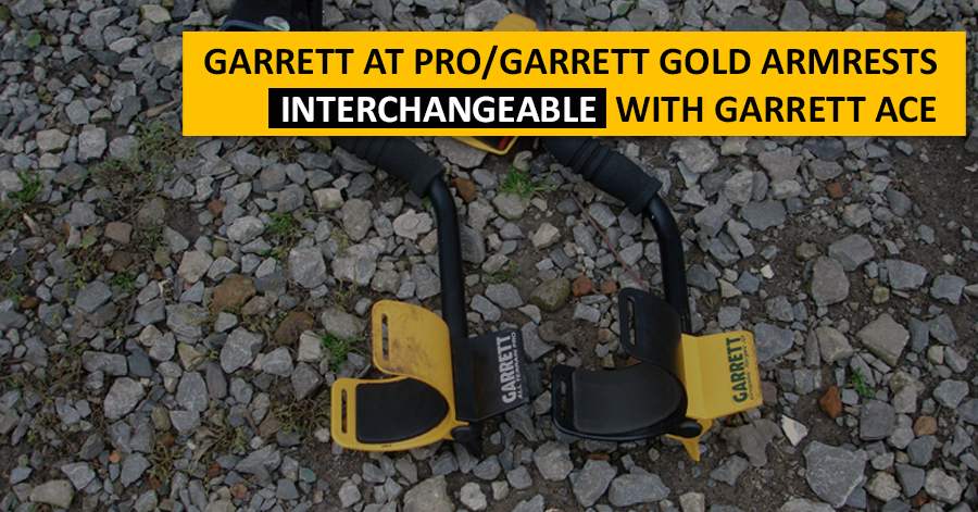 Garrett AT PRO/Gold armrests interchangeable with Garrett ACE | MD