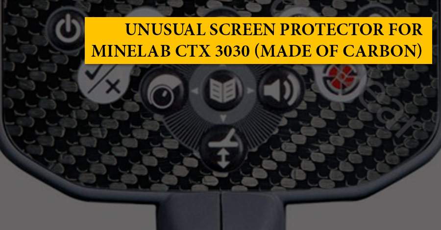 CTX 3030 SCREEN PROTECTOR & FASCIA OVERLAY CARBON SILVER FINISH 