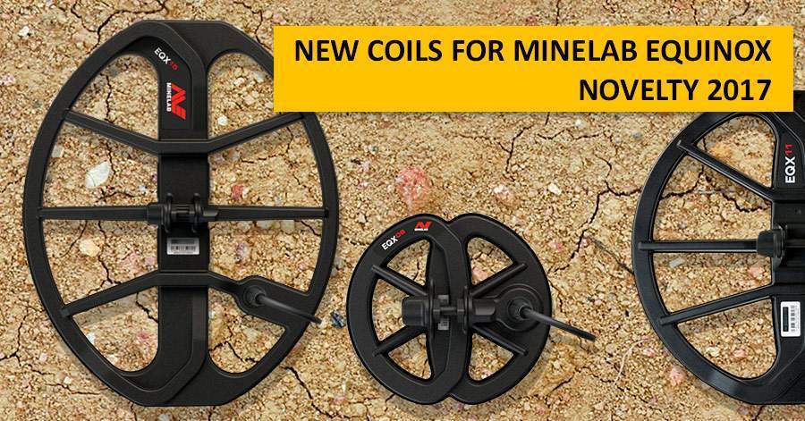 New coils for Minelab Equinox. Novelty 2017