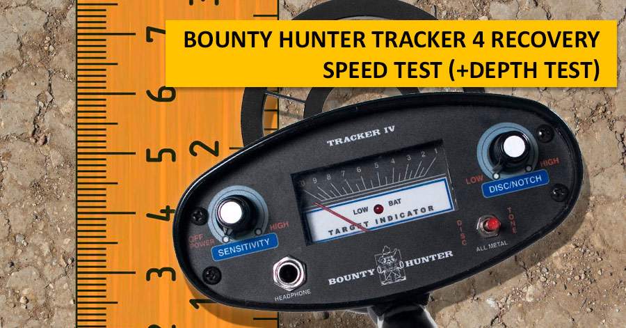 Bounty Hunter Tracker 4 Recovery Speed Test (+depth test)