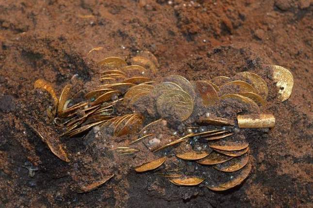 Hoard of gold coins found on January 2nd 2018