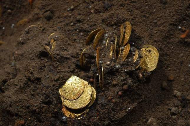 Hoard of gold coins found on January 2nd 2018