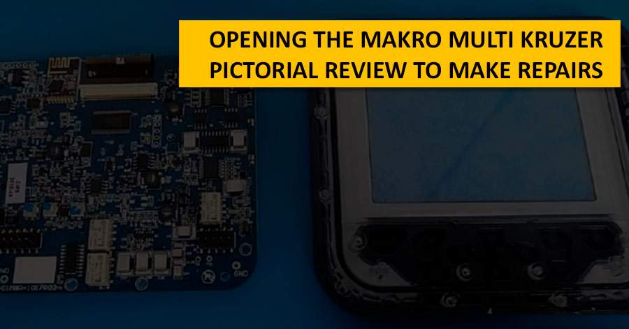 Opening the Makro Multi Kruzer. Pictorial review to make repairs