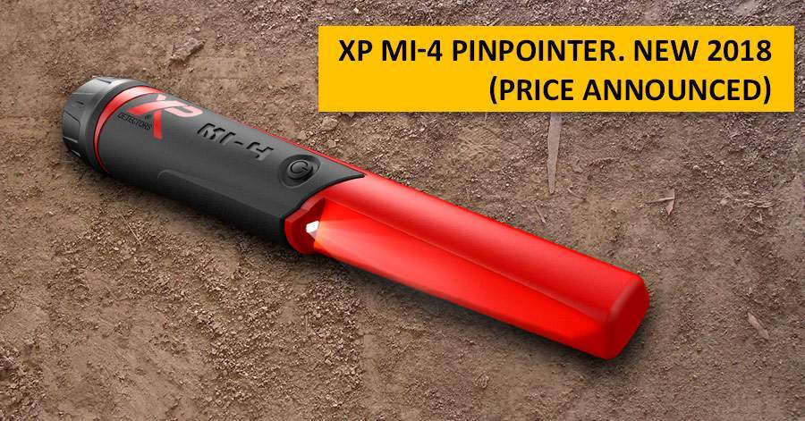 XP MI-4 pinpointer. NEW 2018 (price announced)
