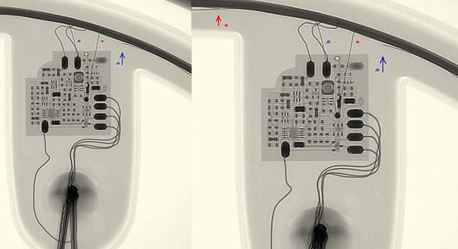 Minelab Equinox Coil X-Ray. Is it really the half of machine?