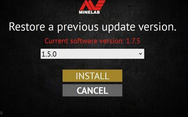 Minelab Equinox 600/800: software updates