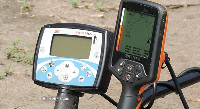 Comparison: Quest PRO vs Minelab X-Terra 705. Which is better to buy?