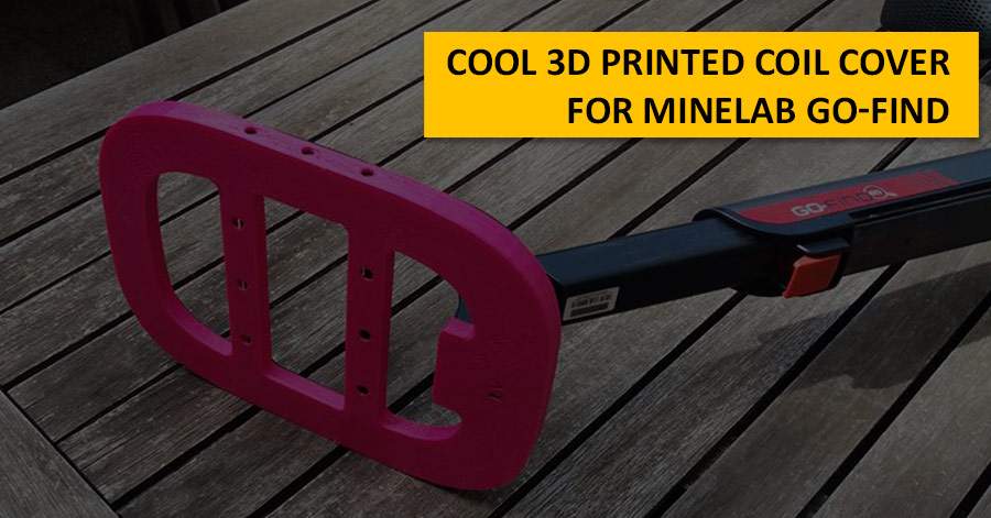 Cool 3D Printed Coil Cover for Minelab Go-Find