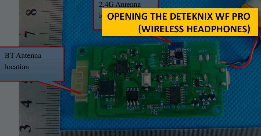 Opening the Deteknix WF PRO (wireless headphones)